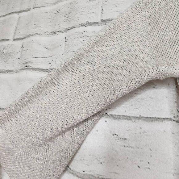 Wilfred Aritzia Silk Cashmere Blend Open Front Knitted Cardigan Gray Size Small - Picture 4 of 11